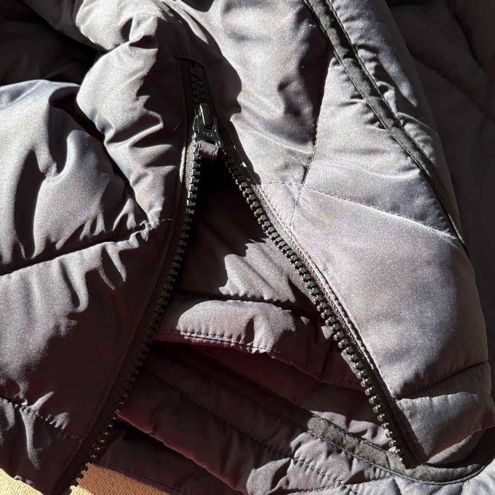 Lands' End Black Puffer Jacket - Picture 5 of 5